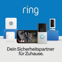 Anzeige der Firma Ring für Überwachungskameras