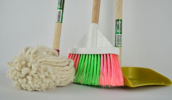Wischmopp und Kehrer