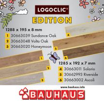 Anzeige der Firma Bauhaus für Logoclic-Böden