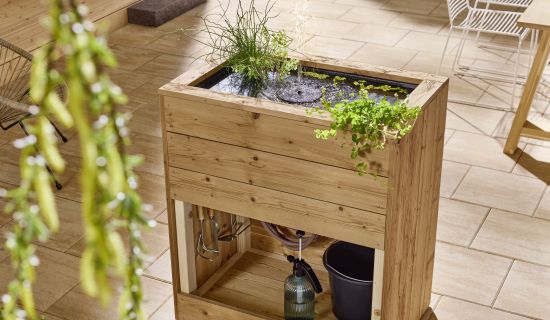 Der fertige Hochteich