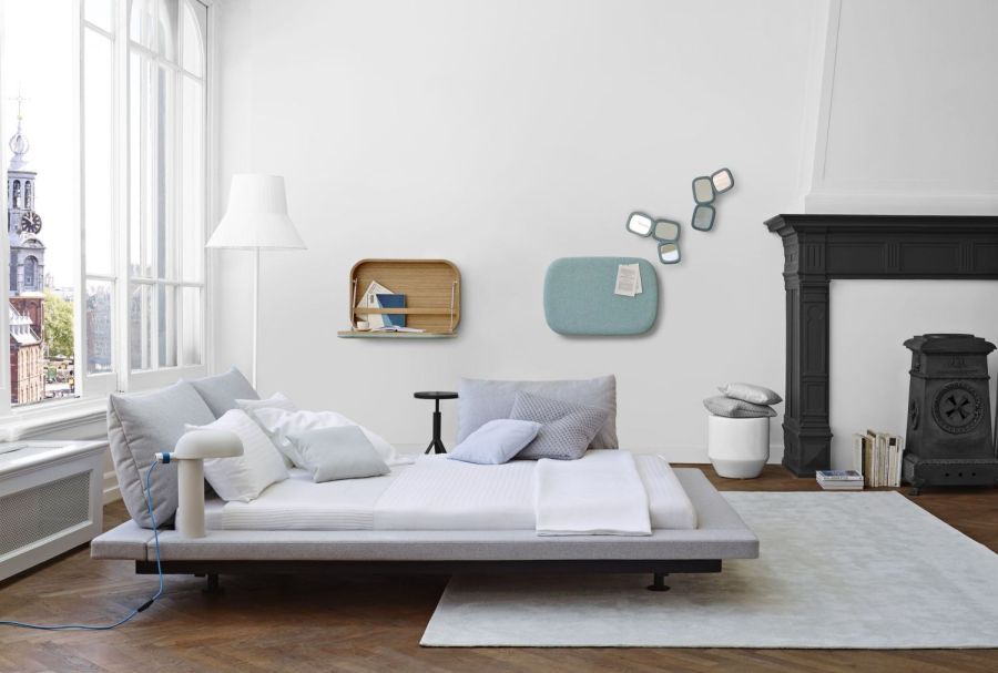 Design Bett Maly 2 im Schlafzimmer
