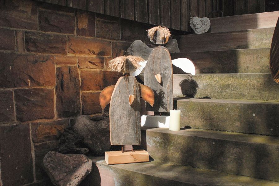 Bauanleitung Engel aus Holz basteln selber machen PDF download