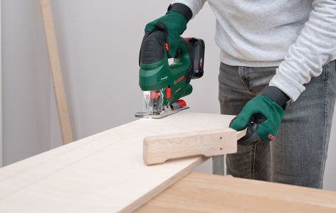 Design-Garderobe selber bauen Schritt 1