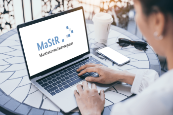 Registrierung Marktstammdatenregister am Computer