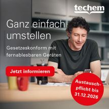 Anzeige der Firma Techem