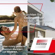 Anzeige der Firma Warema für Markisen