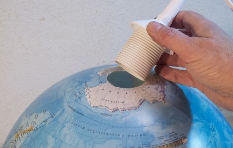 Globusleuchte verlampen Globus lampe anschließen