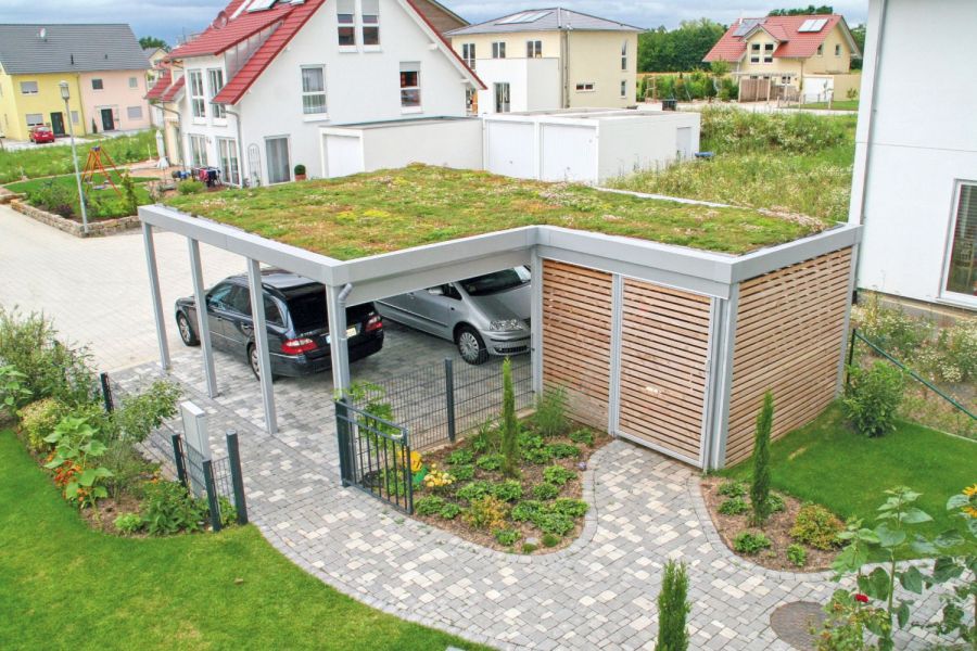 Carport als modulares Raumsystem