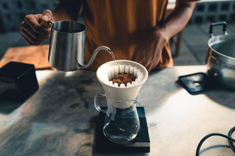Kaffee brühen