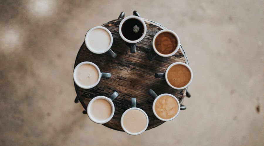 Verschiedene Kaffeesorten