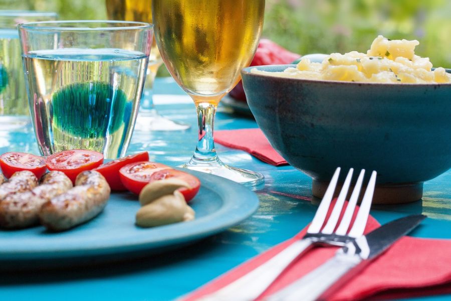 Richtfest als Gartenparty