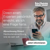 Anzeige der Firma Techem