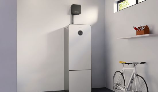 Erdwaermepumpe, die mit dem natürlichen Kältemittel Propan arbeitet