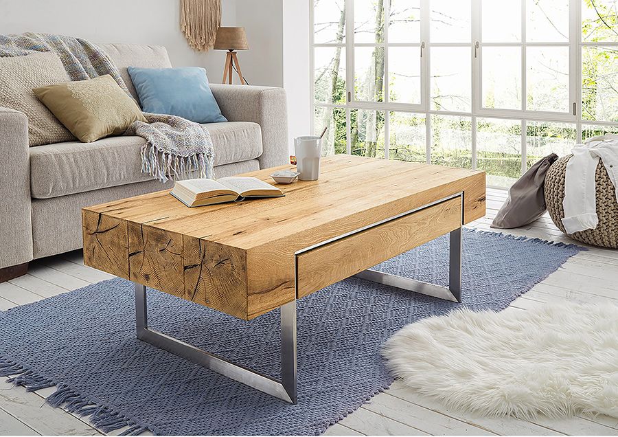 holz und silber kombinieren einrichten wohnung couch wohnzimmer