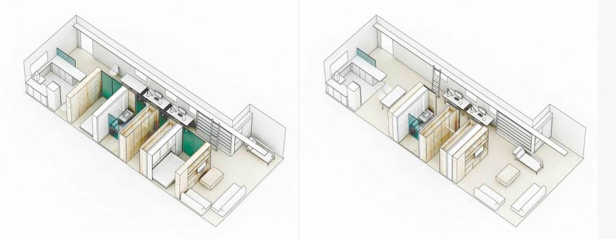 Aufbau der Wohnung