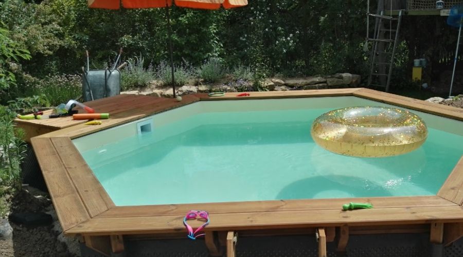 Pool für den Garten selber bauen Ergebnis