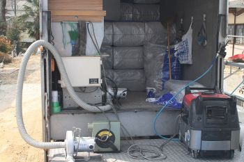 Einblasmaschine für Zellulose-Einblasdämmung