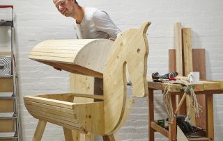 Oberteil wird aufgelegt