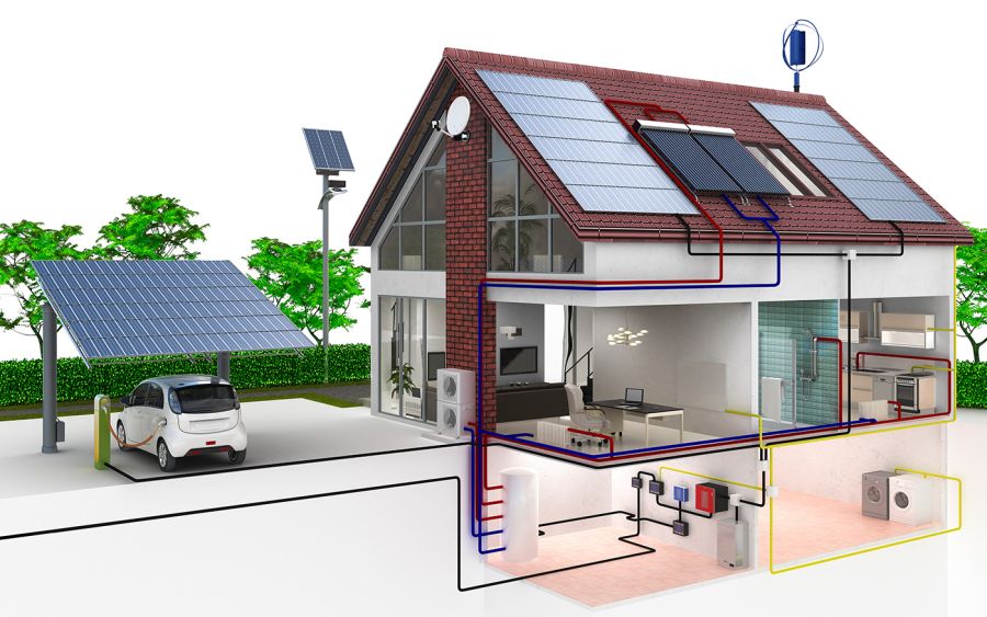 Funktionsweise Photovoltaik-Anlage