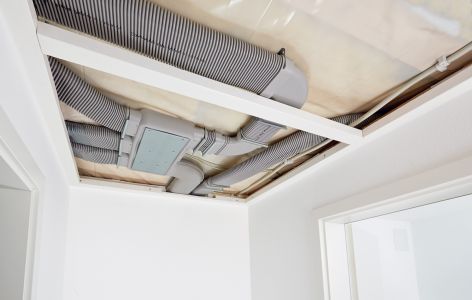 Leitungen für eine Lüftungsanlage