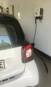 Wallbox mit Auto ladestation batteriespeicher