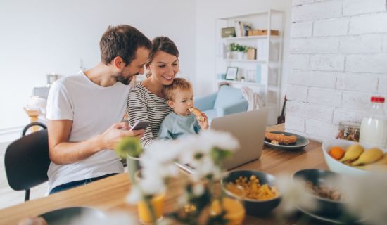 Glückliche Familie