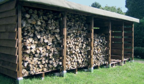 holzlager selber bauen anleitung brennholzlager kaminholz unterstand holz