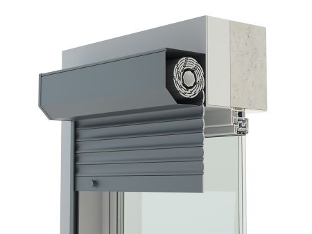 Aufbau eines Vorbaurolladens mit Rolladenkasten