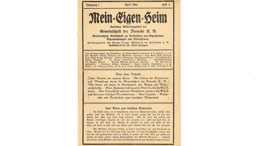 100 Jahre Mein EigenHeim − eine Zeitreise durchs Bauen und Wohnen Mein Eigenheim 100 Jahre Mein EigenHeim − eine Zeitreise durchs Bauen und Wohnen Mein Eigenheim