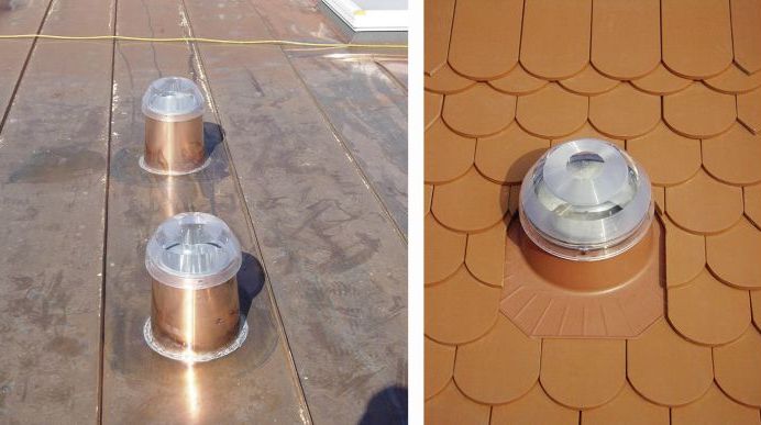 Material der Dachdeckung