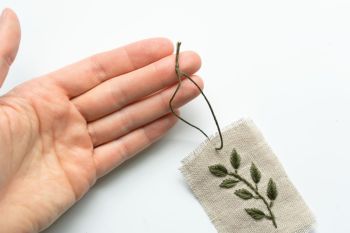 Geschenkanhänger Weihnachten Zweig