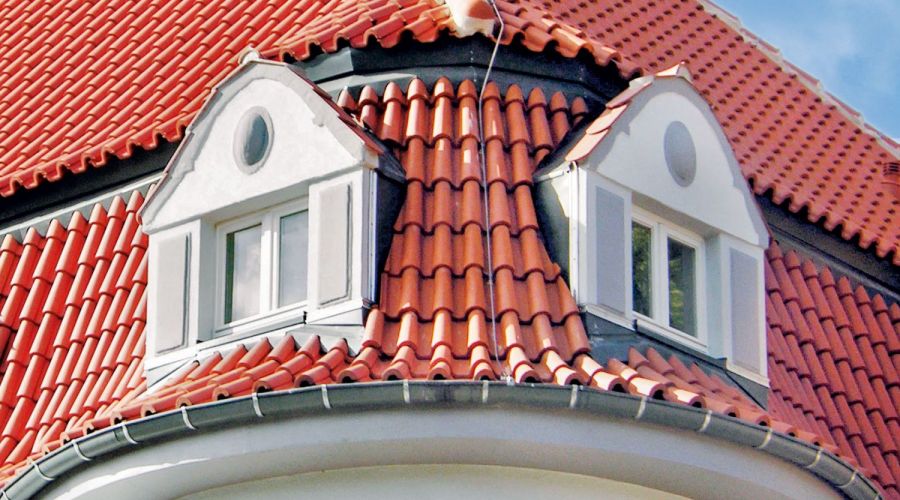 Dachkeile Rundungen am Dach
