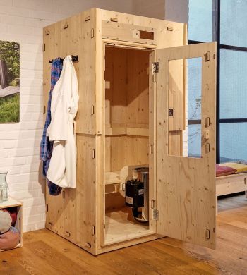 Bausatz Indoorsauna inklusive Ofen von Werkhaus