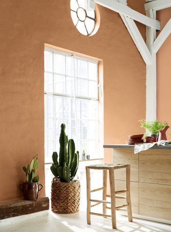 Welche Farbe passt zu Orange Wandfarbe