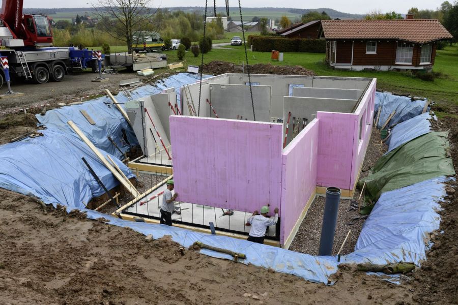 Hochwasserschutz wasserdichter Keller bei starkregen