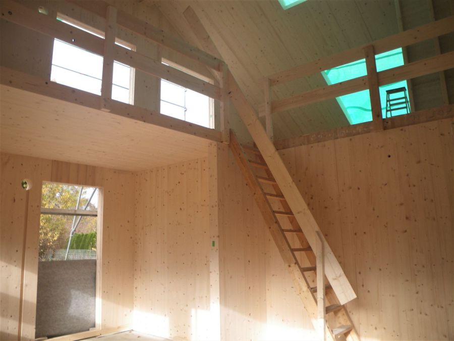 Holzhaus von innen