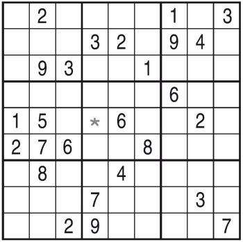 Sudoku lösen Beispiel 1