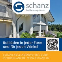 Anzeige der Firma Schanz für Rollläden