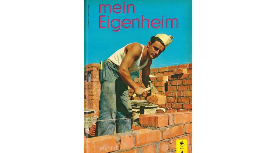 Mein EigenHeim Retro Bauarbeiter