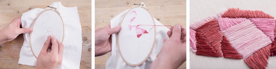 Flamingo sticken Anleitung