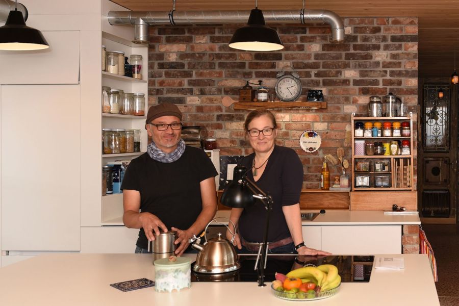Achim Bothmann und Dorothee Weinlich wohnen nachhaltig