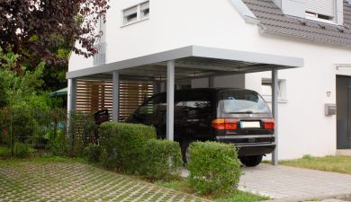 Carport fürs eigene Haus bauen Baugenehmigung beantragen