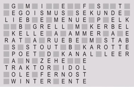 Lösung zum Kreuzworträtsel in Mein EigenHeim Ausgabe 3/2026