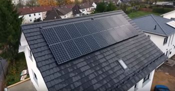 Solaranlage auf Hausdach
