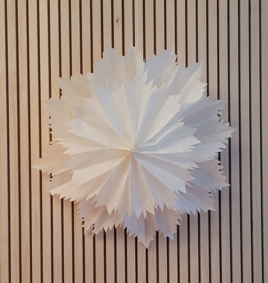 Papierstern aus Brottüten