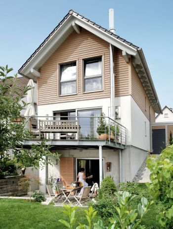 Hanghaus: Wohnbereiche im Freien