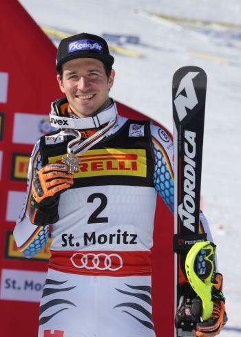 Felix Neureuther mit Medaille