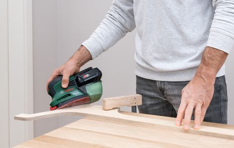 Design-Garderobe selber bauen Schritt 2