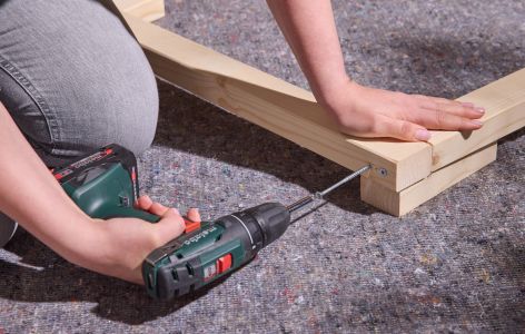 Verschraubung der Teile