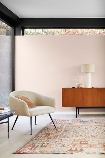 Welche Farbe passt zu Rosa Wandfarbe